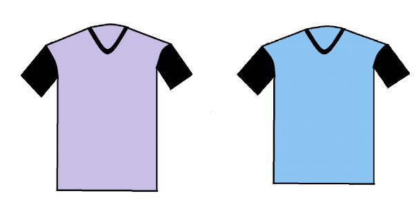 camisas gola v